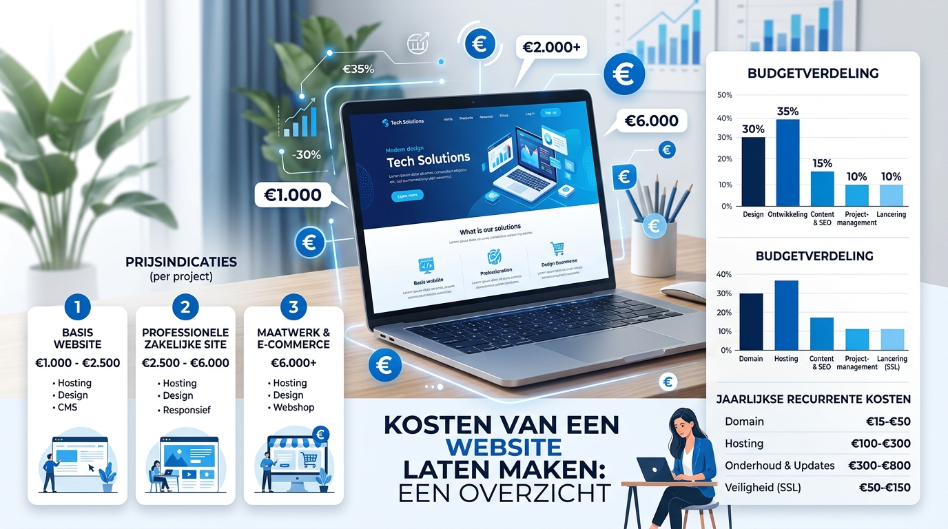 Website laten maken kosten | wat mag je verwachten?