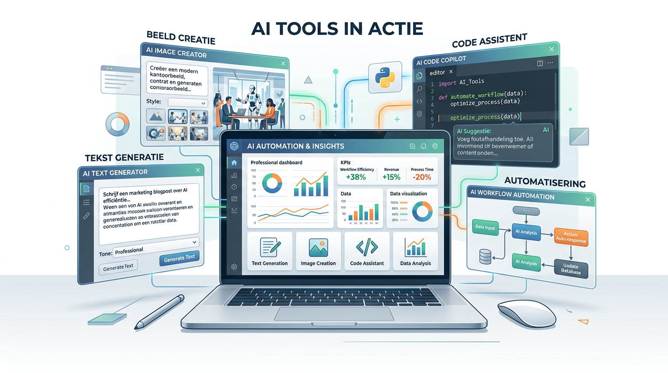 beste ai tools illustratie
