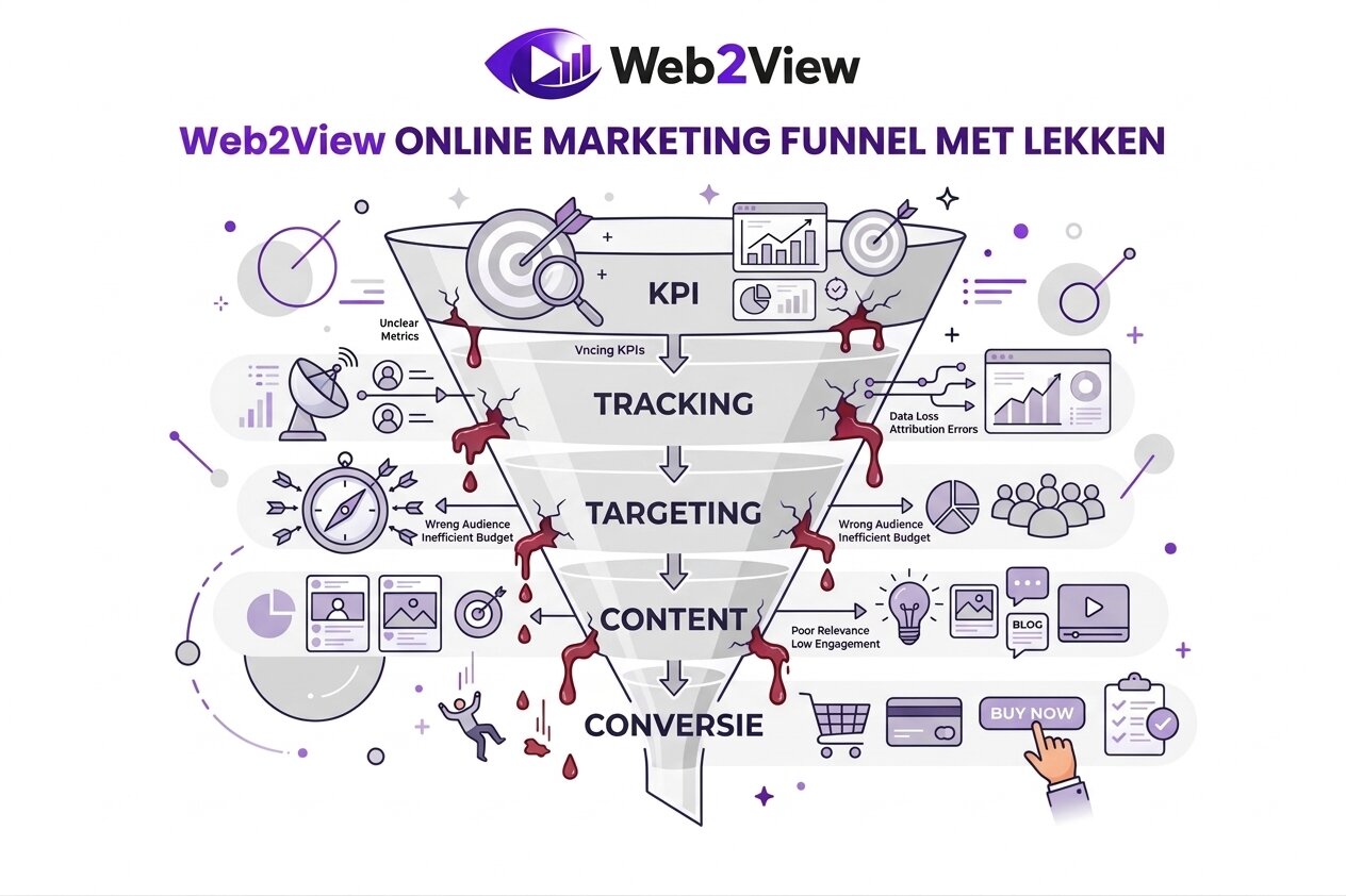 online marketing funnel lekken