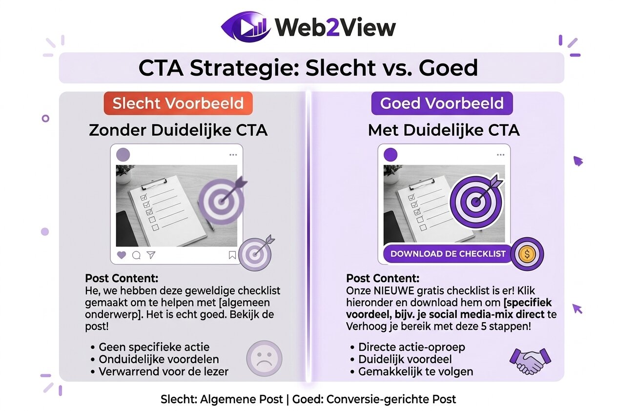 grafiek met groei in websiteverkeer en leads en lagere kosten per lead door social media marketing