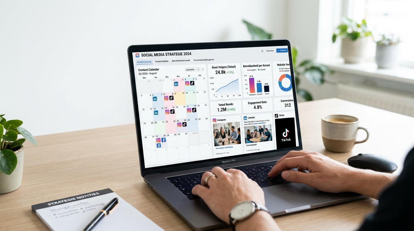 Social media strategie: stap-voor-stap handleiding