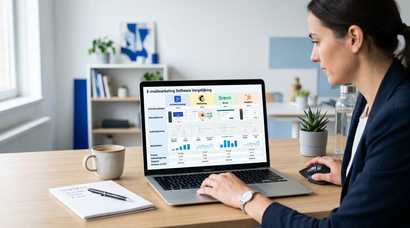 Beste e-mailmarketing software 2026: vergelijking en advies