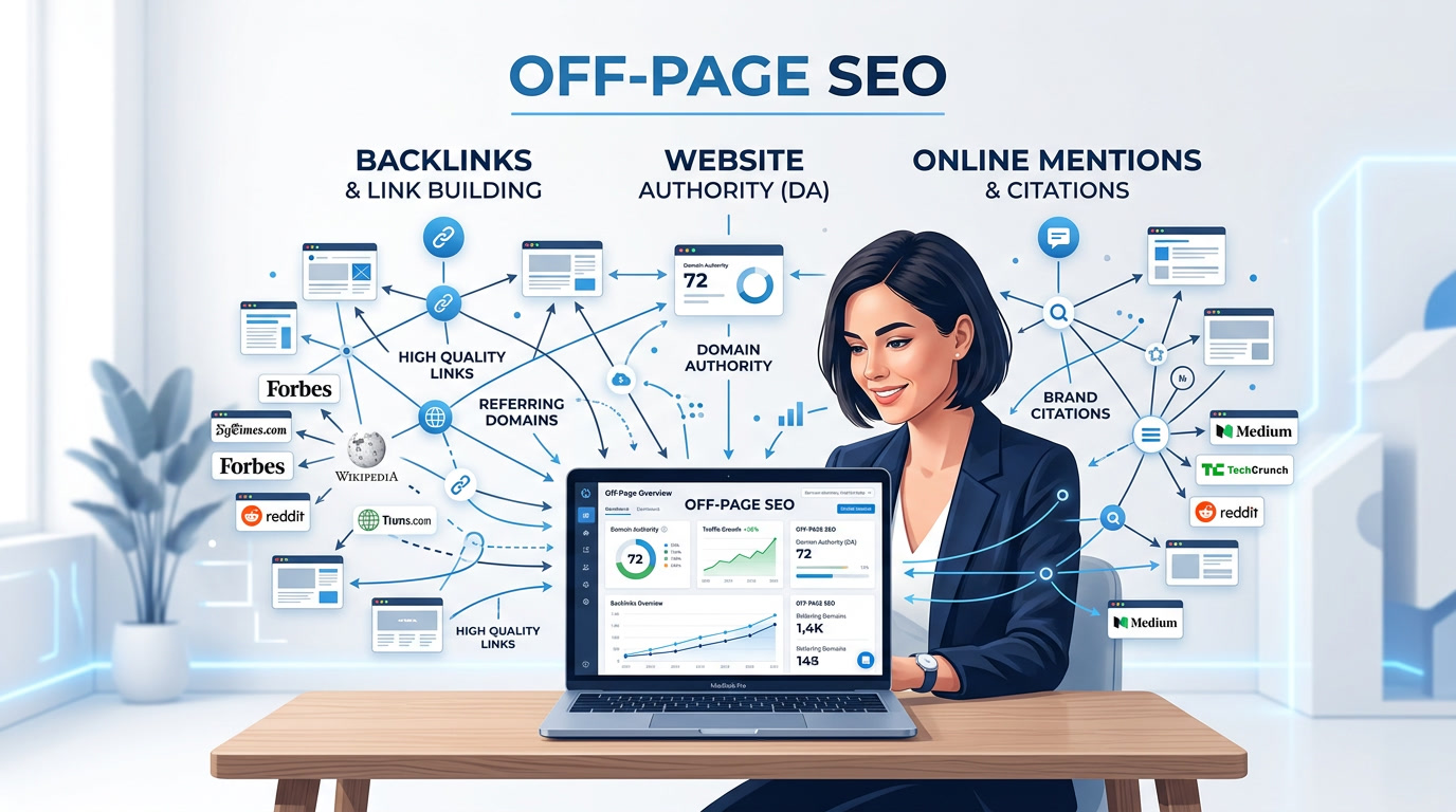 Off page SEO: complete gids voor linkbuilding, backlinks en autoriteit
